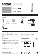 Sensio Powerpod SE80050AL Installation Instructions предпросмотр