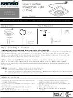 Sensio SA9007 Installation Instructions preview