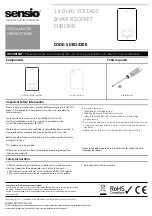 Preview for 1 page of Sensio SE3014200 Installation Instructions