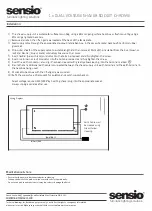 Preview for 2 page of Sensio SE3014200 Installation Instructions