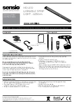 Sensio SE9072HD Installation Instructions preview