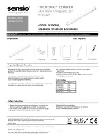 Sensio TRIOTONE CONNEX Installation Instructions preview