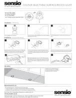 Preview for 2 page of Sensio TRIOTONE SE21100 Installation Instructions