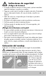 Preview for 5 page of sensiplast 107816 Instructions For Use Manual