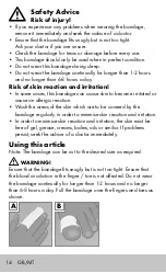 Preview for 14 page of sensiplast 107816 Instructions For Use Manual