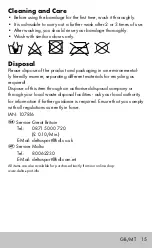 Preview for 15 page of sensiplast 107816 Instructions For Use Manual