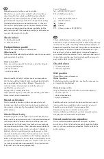 Preview for 4 page of sensiplast 298610 Instructions For Use Manual