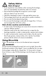 Preview for 18 page of sensiplast 298860 Instructions For Use Manual