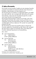 Preview for 23 page of sensiplast 31203 Instructions For Use Manual