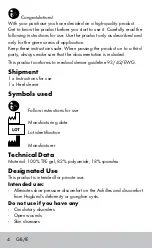 Preview for 4 page of sensiplast 87706 Instructions For Use Manual