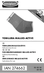 sensiplast MALLEO ACTIVE Instructions For Use Manual preview