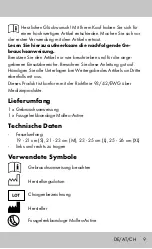 Preview for 9 page of sensiplast MALLEO ACTIVE Instructions For Use Manual