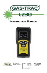 SENSIT Technologies GAS-TRAC LZ-30 Instruction Manual preview