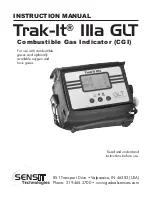 Предварительный просмотр 1 страницы SENSIT Technologies Trak-It IIIa GLT Instruction Manual