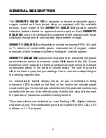 Preview for 8 page of Sensit GOLD G2 Instruction Manual