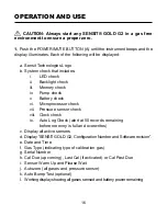 Preview for 16 page of Sensit GOLD G2 Instruction Manual