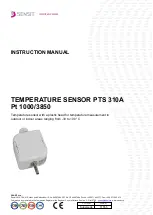 Sensit PTS 310A Instruction Manual preview