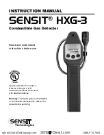 Sensit UL913 Instruction Manual preview