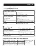 Preview for 7 page of Sensitec NF-3101 User Manual