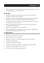 Preview for 21 page of Sensitec NF-3101 User Manual