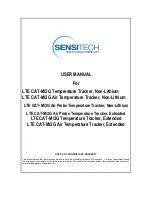 Sensitech LTE CAT-M/2G User Manual preview