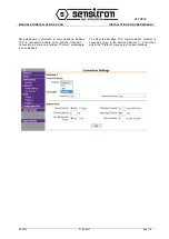 Предварительный просмотр 7 страницы Sensitron I/F TCPIP Manual