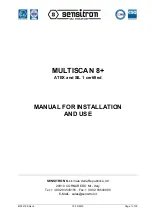 Preview for 1 page of Sensitron MULTISCAN 8+ Manual For Installation And Use