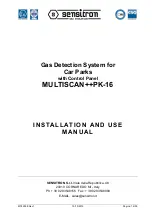 Sensitron MULTISCAN++PK-16 Installation And Use Manual предпросмотр