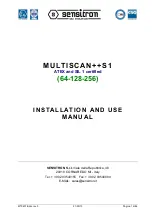 Sensitron MULTISCAN++S1 Installation And Use Manual предпросмотр