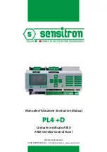 Предварительный просмотр 1 страницы Sensitron PL4 +D Instruction Manual