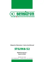 Sensitron STG/IN8-S2 Instruction Manual предпросмотр