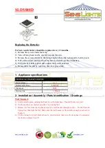 Preview for 3 page of SensLights SLDY008D Instruction Manual