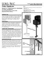 Sensonic SS-113WH Installation Instructions Manual предпросмотр