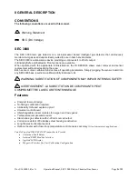 Preview for 8 page of Sensor Electronics SEC 3000 Instruction And Operation Manual