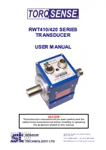 Sensor Technology RWT420 User Manual предпросмотр