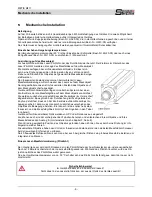 Предварительный просмотр 9 страницы Sensor Therm METIS MF11 Operation Manual