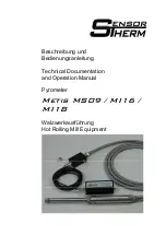 Предварительный просмотр 1 страницы Sensor Therm Metis MI 16 Technical Documentation And Operation Manual