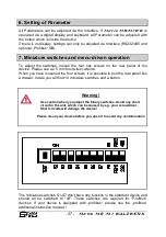 Предварительный просмотр 37 страницы Sensor Therm Metis MI 16 Technical Documentation And Operation Manual