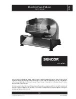 Preview for 1 page of Sensor SFS 4050SS User Manual