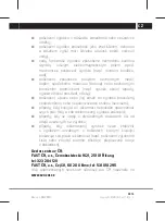 Preview for 27 page of Sensor SNR35052280 User Manual