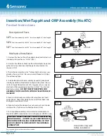 Preview for 1 page of Sensorex S675 Product Instructions