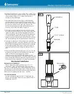 Предварительный просмотр 2 страницы Sensorex SD7000CD Series Product Instruction Sheet