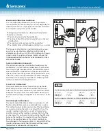 Предварительный просмотр 4 страницы Sensorex SD7000CD Series Product Instruction Sheet