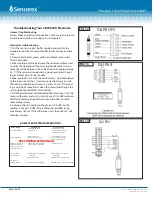 Предварительный просмотр 6 страницы Sensorex SD7000CD Series Product Instruction Sheet