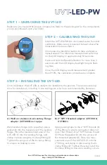 Preview for 3 page of Sensorex UVT-LED-PW Quick Start Manual