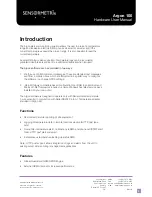 Preview for 3 page of SENSORMETRIX Argon 100 Hardware User Manual