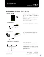 Preview for 21 page of SENSORMETRIX Argon 100 Hardware User Manual