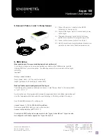 Preview for 22 page of SENSORMETRIX Argon 100 Hardware User Manual