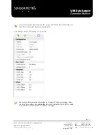 Preview for 10 page of SENSORMETRIX HTemp USB Operation Manual