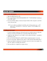 Preview for 4 page of SENSORO SILVER BULLET RX7600 Quick Manual